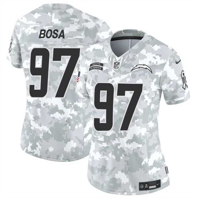 Women's Los Angeles Chargers #97 Joey Bosa 2024 F.U.S.E Arctic Camo Salute To Service Limited Stitched Jersey Dzhi,We sell and wholesale Women's Los Angeles Chargers #97 Joey Bosa 2024 F.U.S.E Arctic Camo Salute To Service Limited Stitched Jersey Dzhi on line form chian!